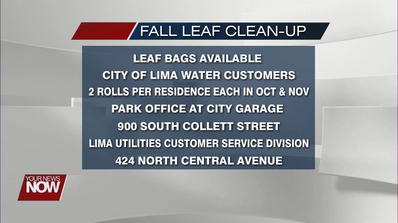 Leaf bags are now available for Lima residents